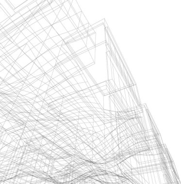 soyut mimari duvar kağıdı, dijital arkaplan