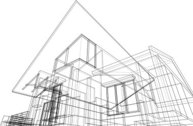 soyut mimari duvar kağıdı, dijital arkaplan