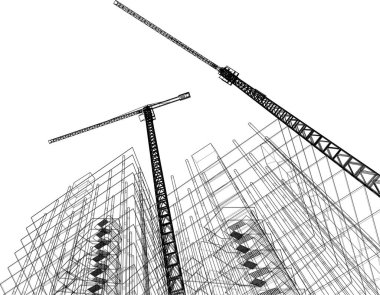 soyut mimari duvar kağıdı, dijital arkaplan