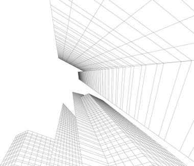 soyut mimari duvar kağıdı, dijital arkaplan