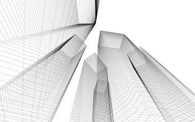 soyut mimari duvar kağıdı, dijital arkaplan