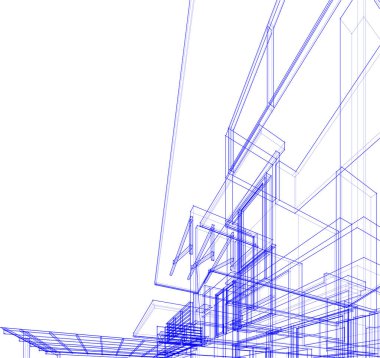 soyut mimari duvar kağıdı, dijital arkaplan