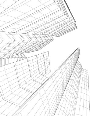 soyut mimari duvar kağıdı, dijital arkaplan