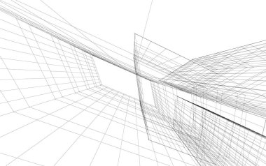 soyut mimari duvar kağıdı, dijital arkaplan