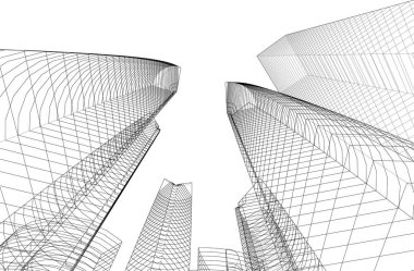 soyut mimari duvar kağıdı, dijital arkaplan