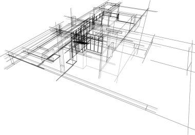 soyut mimari duvar kağıdı, dijital arkaplan