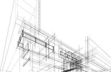 soyut mimari duvar kağıdı, dijital arkaplan