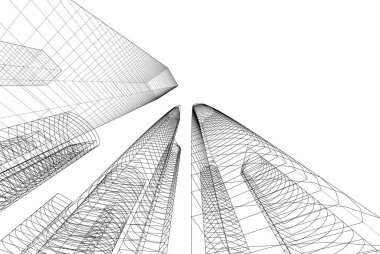 soyut mimari duvar kağıdı, dijital arkaplan