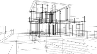 soyut mimari duvar kağıdı, dijital arkaplan