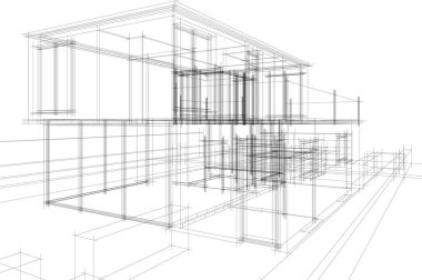soyut mimari duvar kağıdı, dijital arkaplan