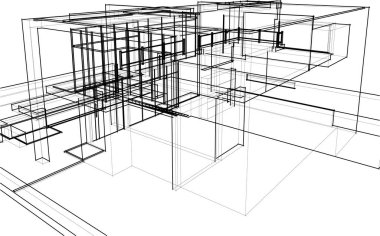 soyut mimari duvar kağıdı, dijital arkaplan