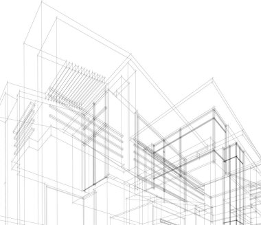 soyut mimari duvar kağıdı, dijital arkaplan