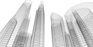 soyut mimari duvar kağıdı, dijital arkaplan