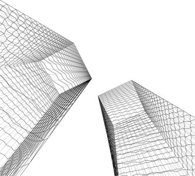 soyut mimari duvar kağıdı, dijital arkaplan