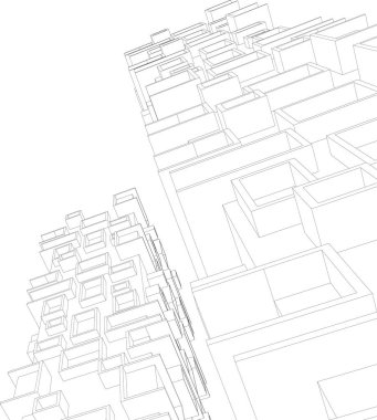 soyut mimari duvar kağıdı, dijital arkaplan