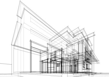 soyut mimari duvar kağıdı, dijital arkaplan