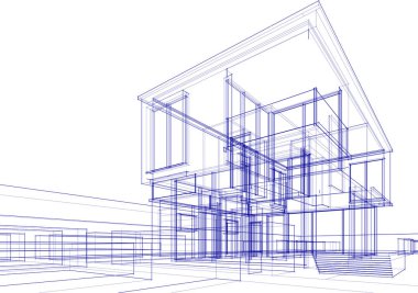 soyut mimari duvar kağıdı, dijital arkaplan