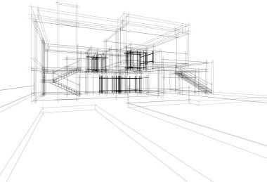 soyut mimari duvar kağıdı, dijital arkaplan
