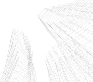 soyut mimari duvar kağıdı, dijital arkaplan