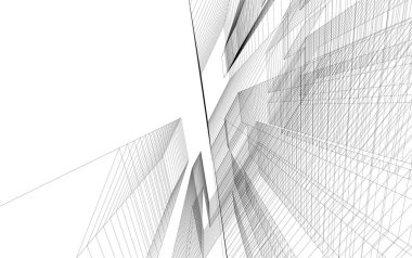 soyut mimari duvar kağıdı, dijital arkaplan