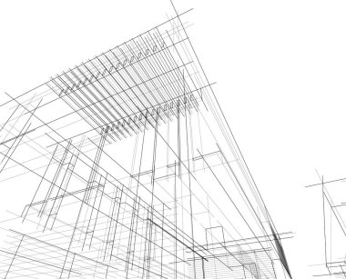 soyut mimari duvar kağıdı, dijital arkaplan