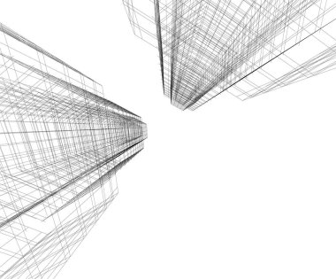 soyut mimari duvar kağıdı, dijital arkaplan