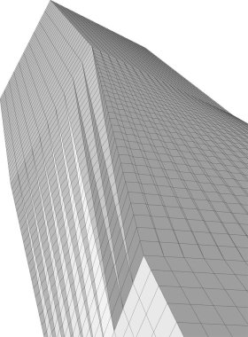 soyut mimari duvar kağıdı, dijital arkaplan