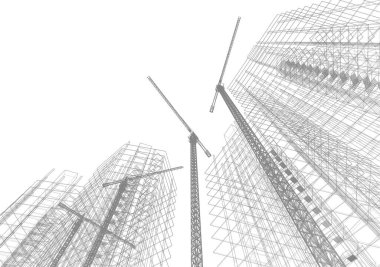 soyut mimari duvar kağıdı, dijital arkaplan