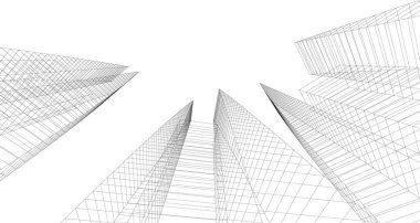 soyut mimari duvar kağıdı, dijital arkaplan