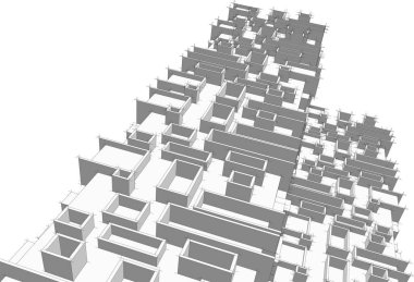 soyut mimari duvar kağıdı, dijital arkaplan