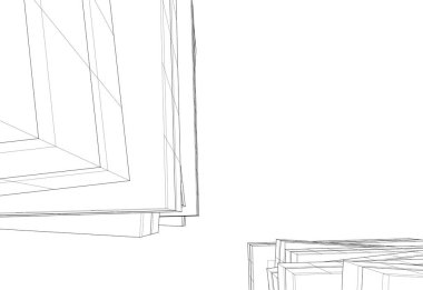 soyut mimari duvar kağıdı, dijital arkaplan