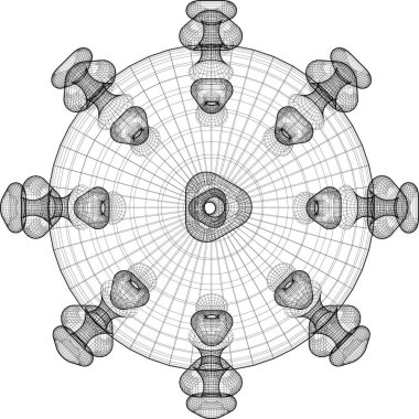 soyut mimari duvar kağıdı, dijital arkaplan