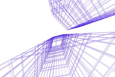 soyut mimari duvar kağıdı, dijital arkaplan