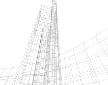 soyut mimari duvar kağıdı, dijital arkaplan