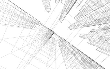 soyut mimari duvar kağıdı, dijital arkaplan