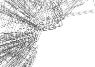 soyut mimari duvar kağıdı, dijital arkaplan