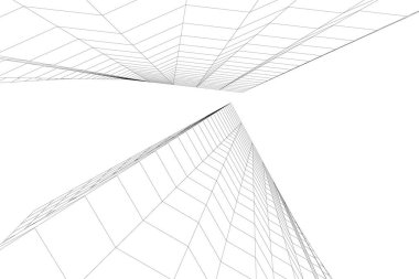 soyut mimari duvar kağıdı, dijital arkaplan