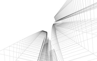 soyut mimari duvar kağıdı, dijital arkaplan