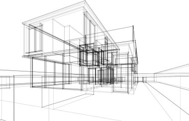 soyut mimari duvar kağıdı, dijital arkaplan