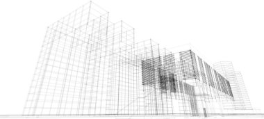 soyut mimari duvar kağıdı, dijital arkaplan