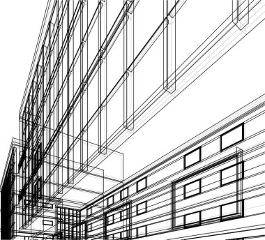 soyut mimari duvar kağıdı, dijital arkaplan