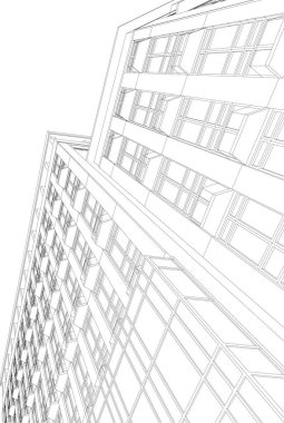 soyut mimari duvar kağıdı, dijital arkaplan