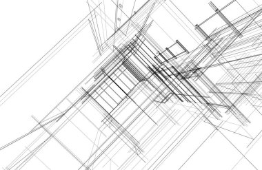 soyut mimari duvar kağıdı, dijital arkaplan