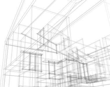 soyut mimari duvar kağıdı, dijital arkaplan