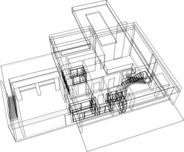 soyut mimari duvar kağıdı, dijital arkaplan