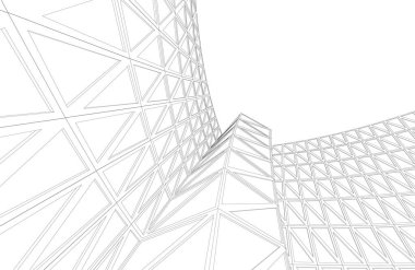 soyut mimari duvar kağıdı, dijital arkaplan