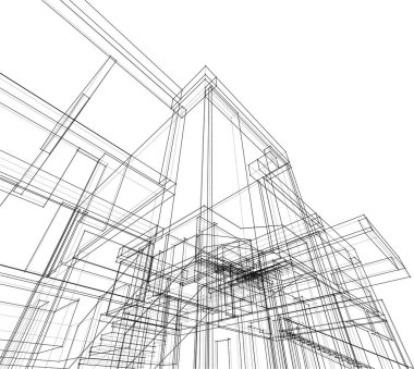 soyut mimari duvar kağıdı, dijital arkaplan