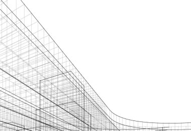 soyut mimari duvar kağıdı, dijital arkaplan