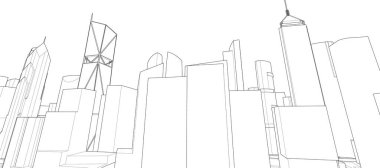 soyut mimari duvar kağıdı, dijital arkaplan