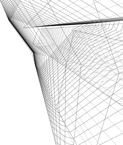 建筑墙纸摘要 数码背景 — 图库矢量图片